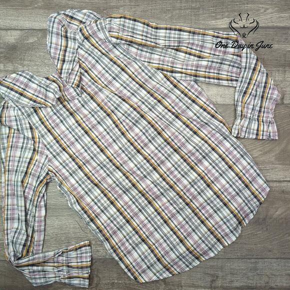 Loft Long Sleeve Button Down Top Size 14 - Picture 5 of 5